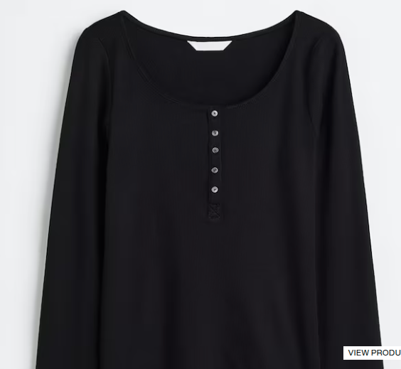 Women's Henley Neck T-Shirt