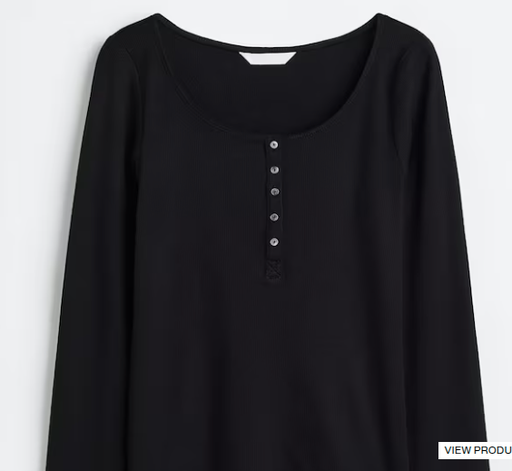 Women's Henley Neck T-Shirt